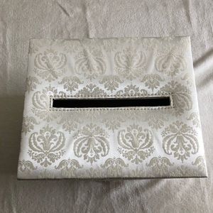 Wedding card box satin Used